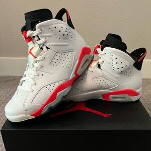 Air Jordan 6 Retro Infrared White 2014